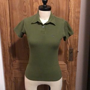 Vintage 90’s Green Burberry Polo